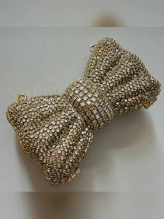 Crystal Bow Clutch
